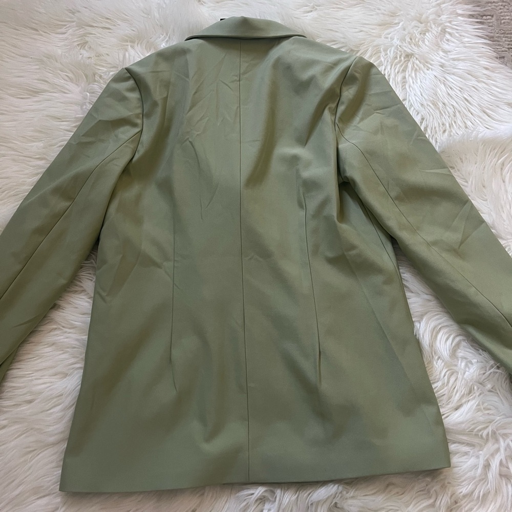 Nasty Gal‎ Sage Green Double-Breasted Blazer - Picture 13 of 15
